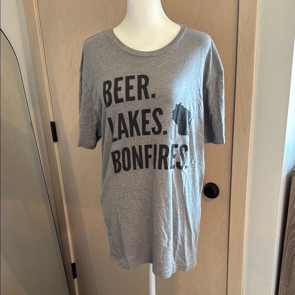 Gray Wisconsin T-Shirt
